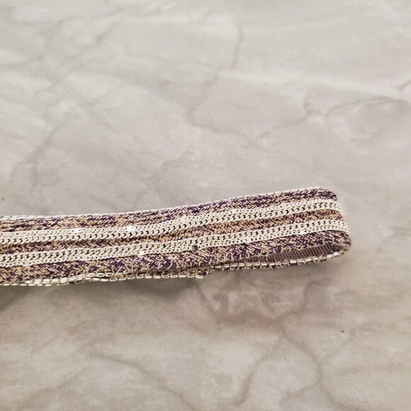 ✨ Stella and Dot Ribbon Fabric Chain Statement Choker Necklace ✨ - Picture 4 of 15